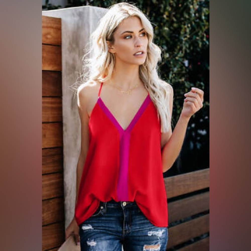 Colorblock Camisole Top